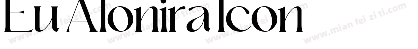 Eu Alonira Icon字体转换